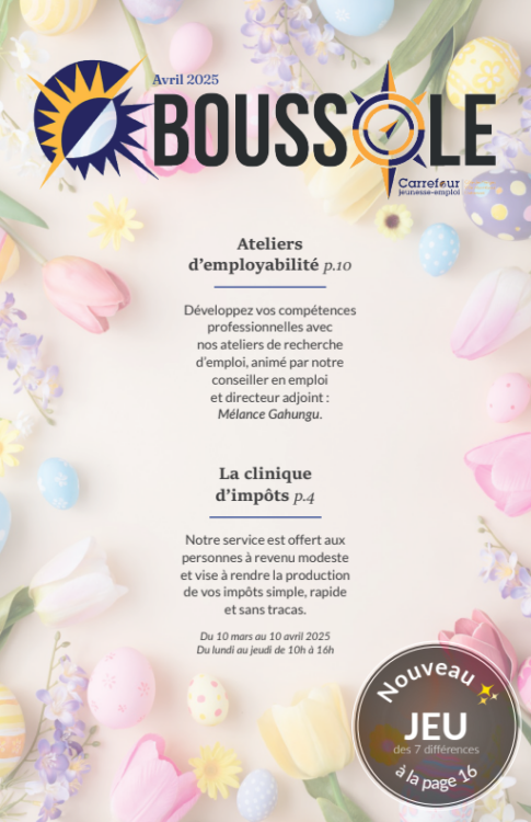 Boussole édition de Avril 2025