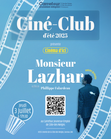 Cine-Club d’Été 3 juillet 17h30