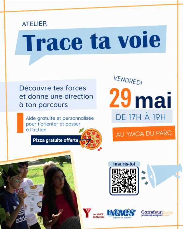 Atelier: Trace ta voie – Vendredi 29 mai de 17h à 19h